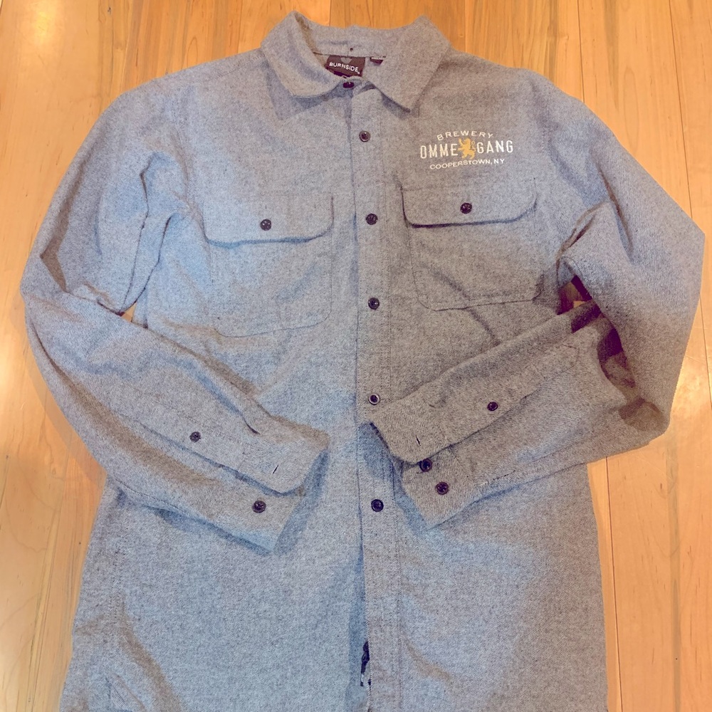 Omegang long flannel size small